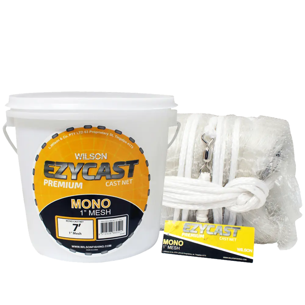wilson ezycast mono cast net with 1" mesh