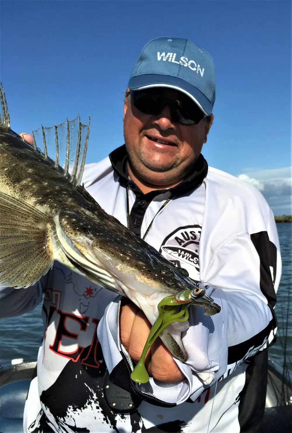At 5g, this PML Flathead jighead is ideal for fishing in 50-100cm of water with the 3.5â€ Zerek Flat Shad.