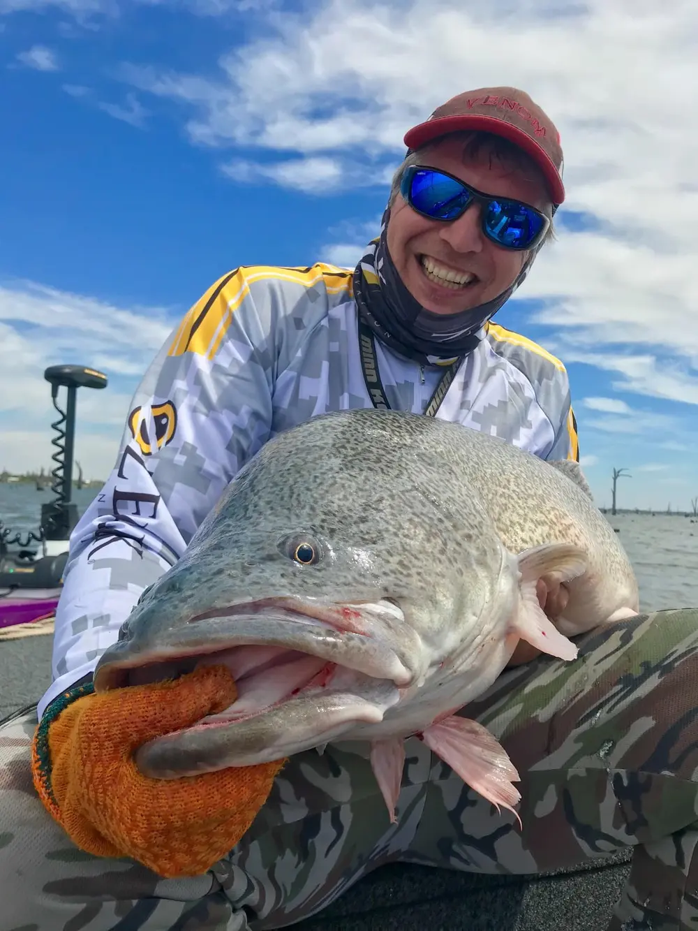 102cm of Mulwala metery for Boothy at the Cod Nats on the Bone Black River rod.