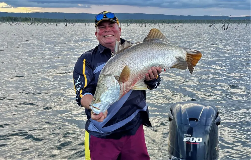 Chief catering officer, GM and gun angler, Kord loves his barra fishing - everyone put in the yards to ensure the trip was a huge success. Job done!