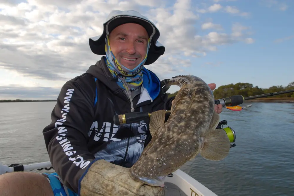 Robbie Payne with a Tango Shad flathead - this time colour VO.