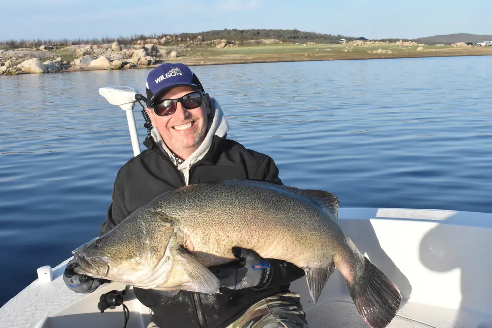 While it does get warmer during the day, the fishing in the freezer doesnâ€™t go quiet. This mid-afternoon 110cm cod got the blood pumping and had us very keen for the approaching dusk.