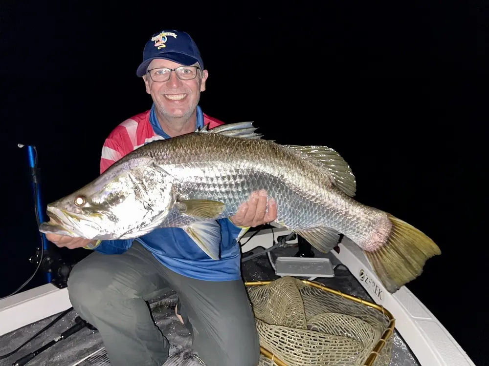 Kinchant barra loved the 130mm Flat Shad X Jighead rigged.