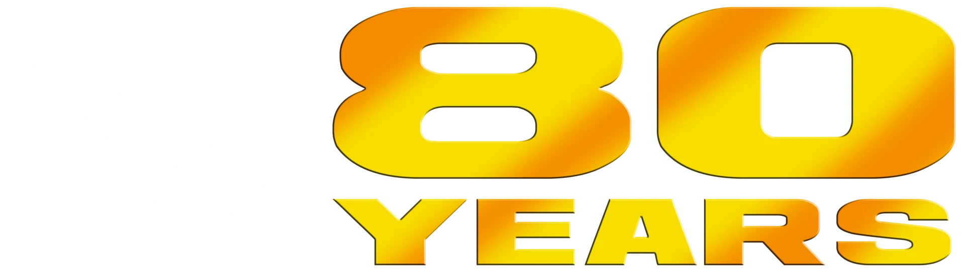 wilson 80 years logo white